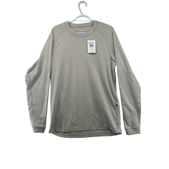 POC Men's Poise Crew Neck Beige Long Sleeve Size Medium NWT